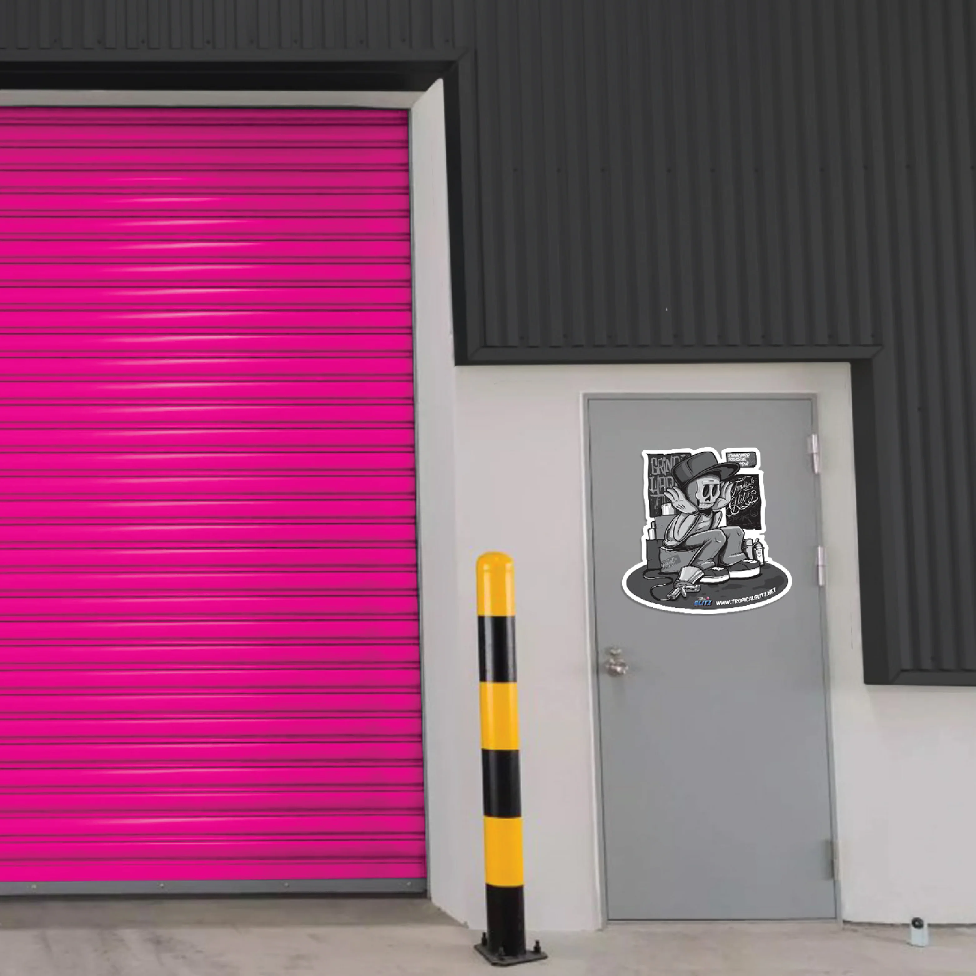 "As the Paint Dries"- Giant Vinyl Decal - Image 3