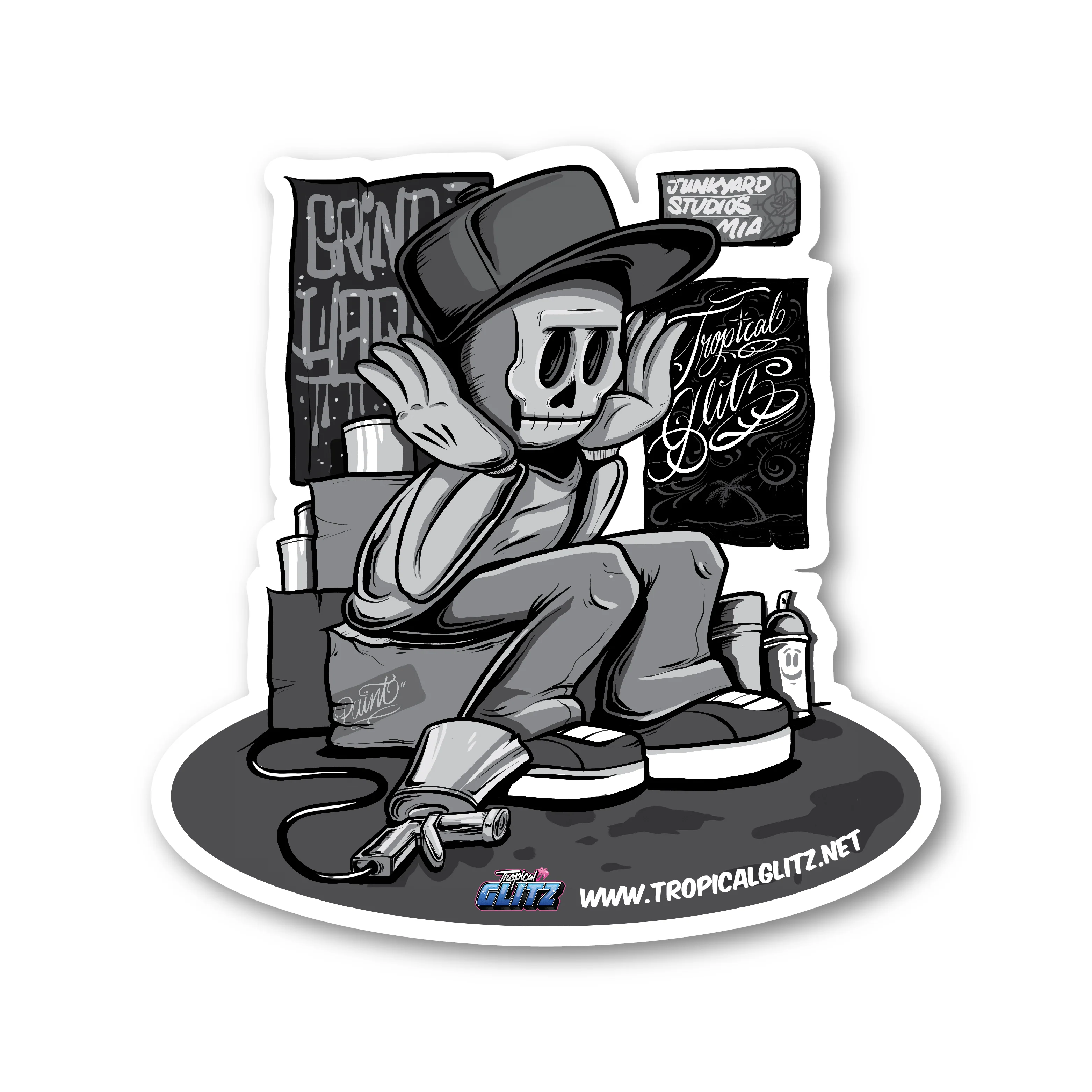 "As the Paint Dries"- Giant Vinyl Decal - Image 4