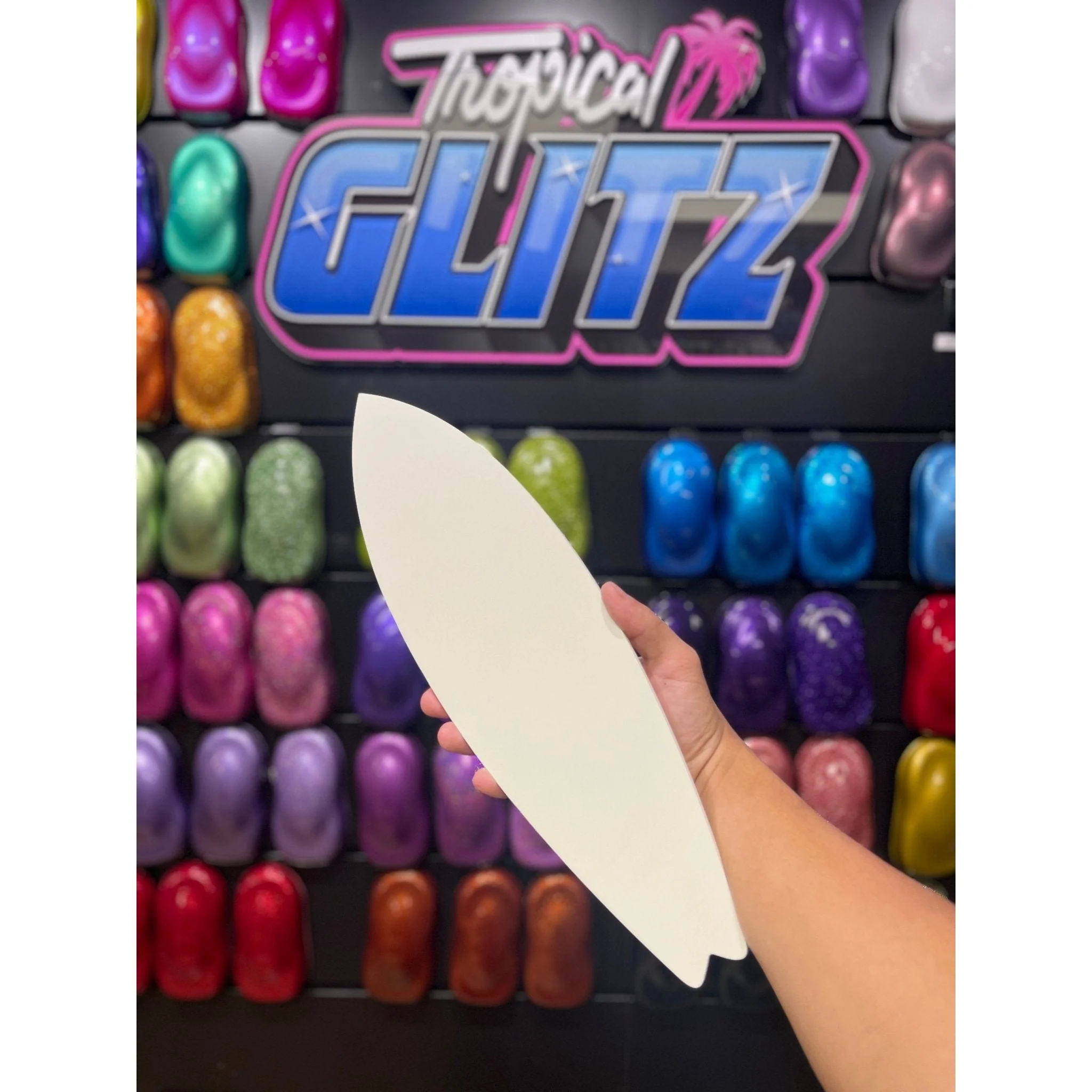 Blank Mini Surfboard - Custom Panel - Image 4