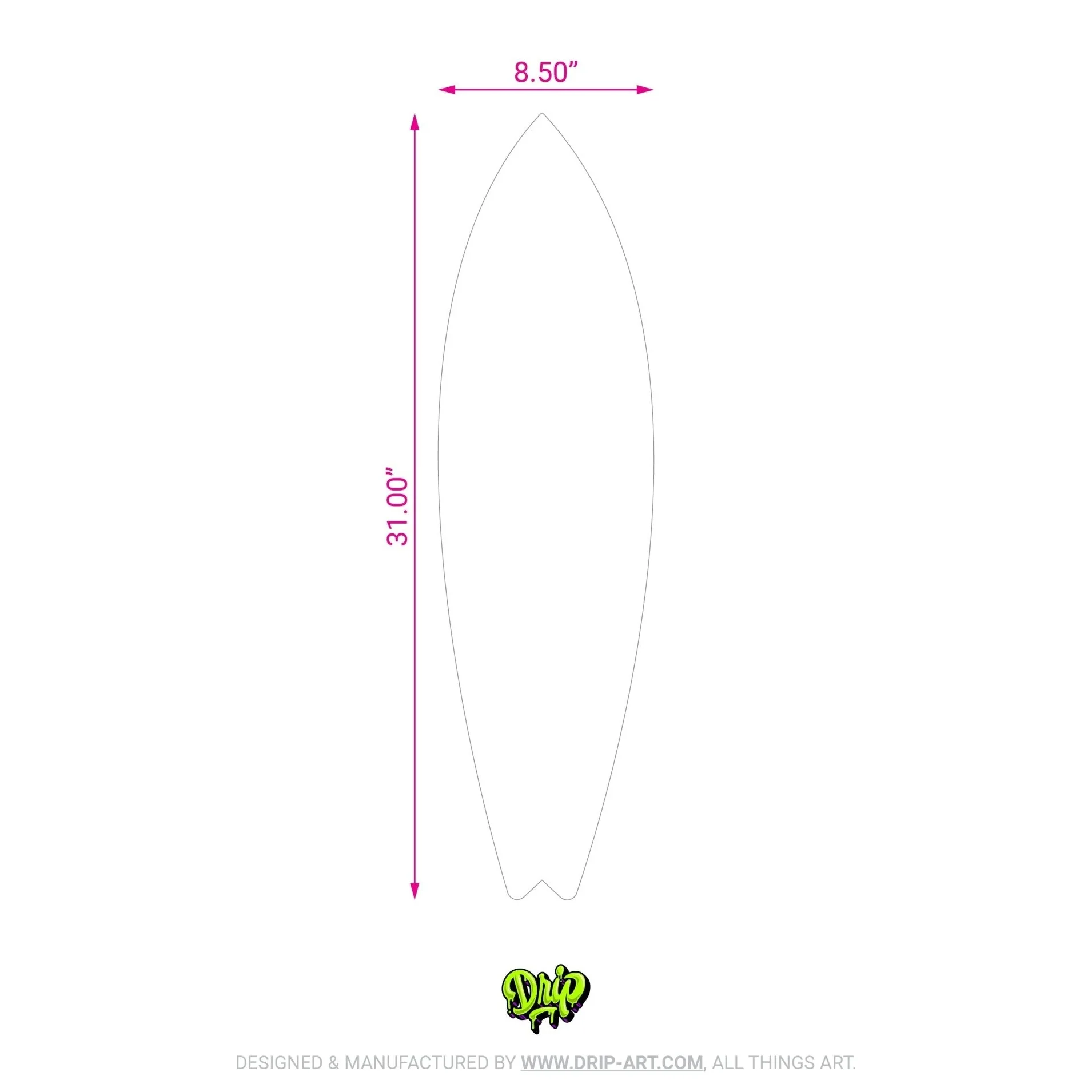 Blank Surfboard - Custom Panel - Image 3