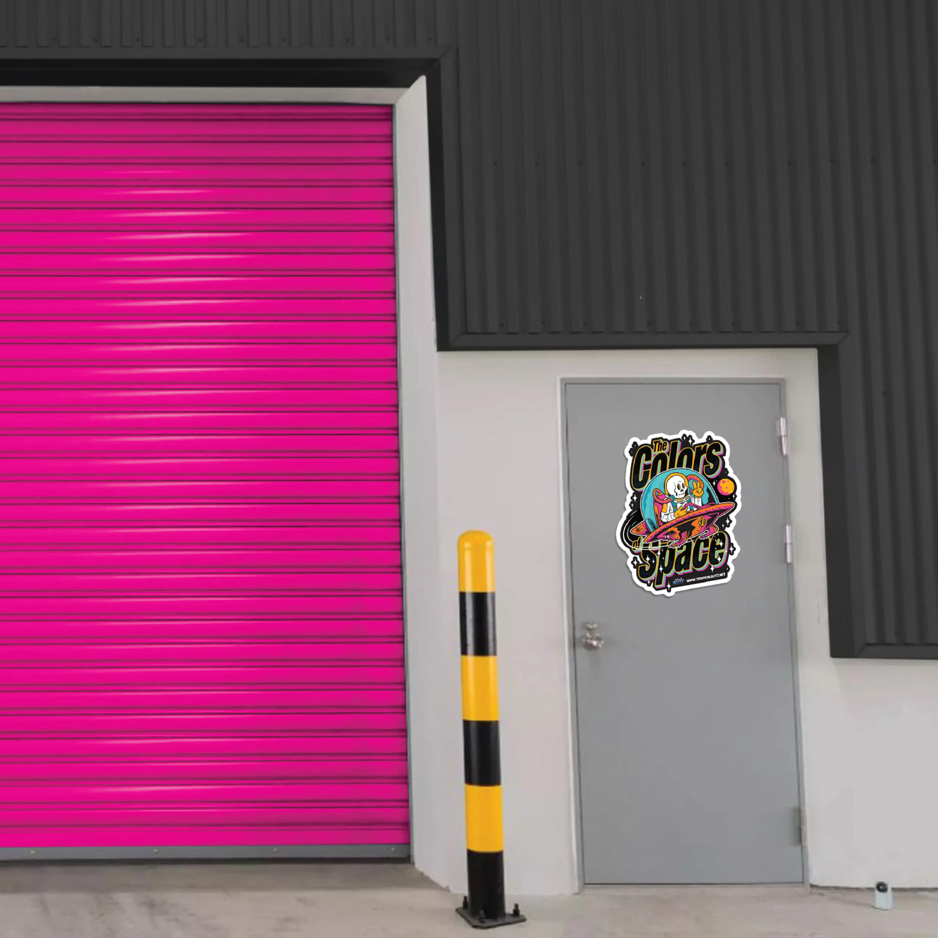 "The Colors Space" - Giant Vinyl Decal - Image 3